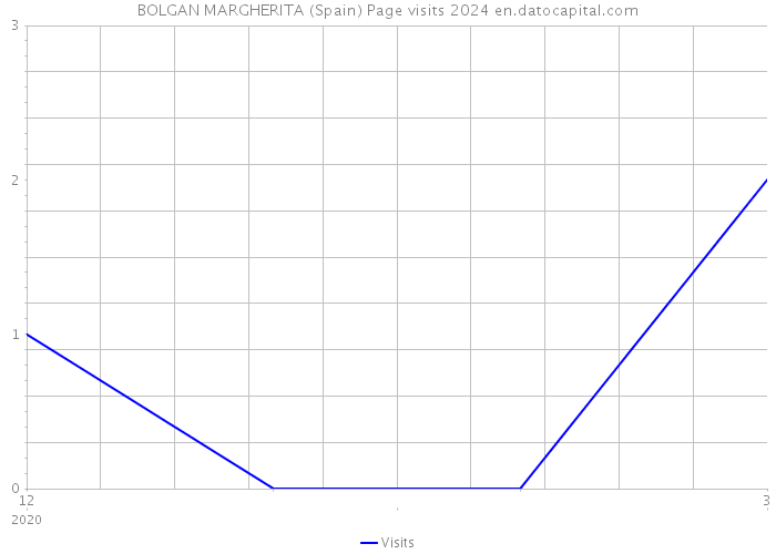 BOLGAN MARGHERITA (Spain) Page visits 2024 