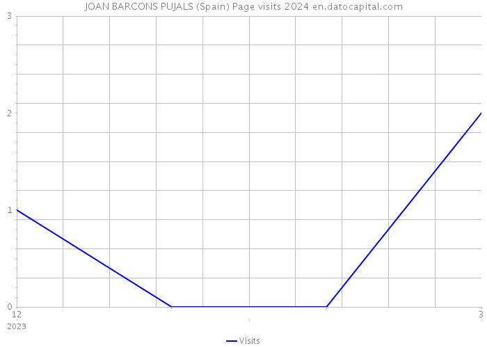 JOAN BARCONS PUJALS (Spain) Page visits 2024 