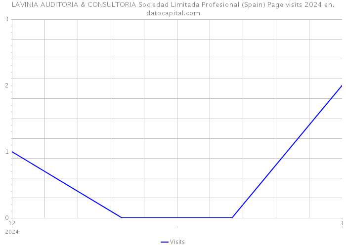 LAVINIA AUDITORIA & CONSULTORIA Sociedad Limitada Profesional (Spain) Page visits 2024 