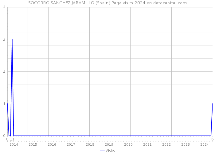 SOCORRO SANCHEZ JARAMILLO (Spain) Page visits 2024 