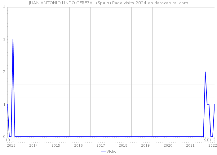 JUAN ANTONIO LINDO CEREZAL (Spain) Page visits 2024 