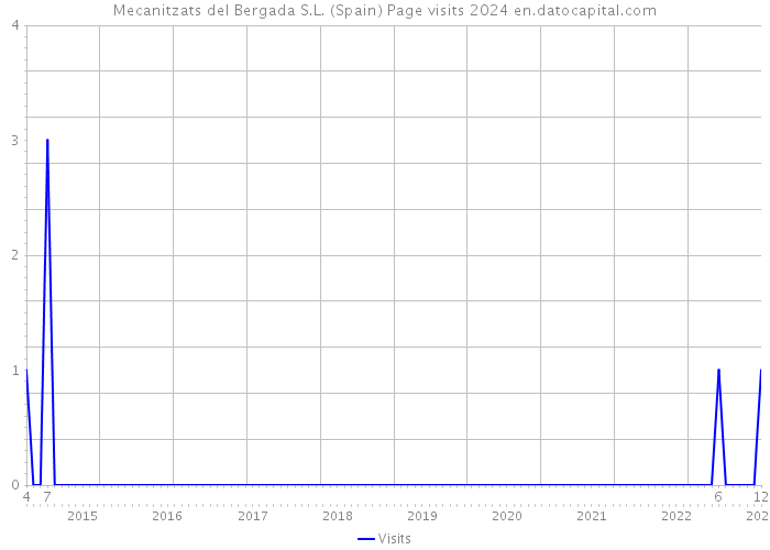 Mecanitzats del Bergada S.L. (Spain) Page visits 2024 