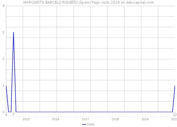 MARGARITA BARCELO RISUEÑO (Spain) Page visits 2024 
