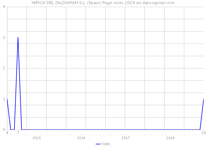 HIPICA DEL ZALDIARAN S.L. (Spain) Page visits 2024 