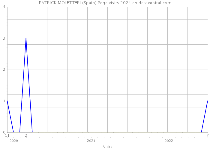 PATRICK MOLETTERI (Spain) Page visits 2024 