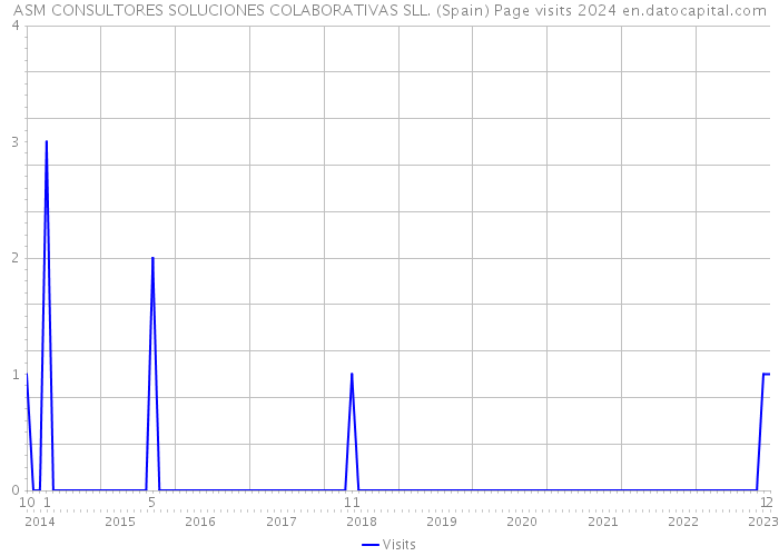 ASM CONSULTORES SOLUCIONES COLABORATIVAS SLL. (Spain) Page visits 2024 