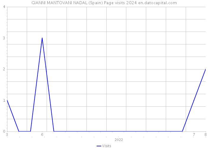 GIANNI MANTOVANI NADAL (Spain) Page visits 2024 