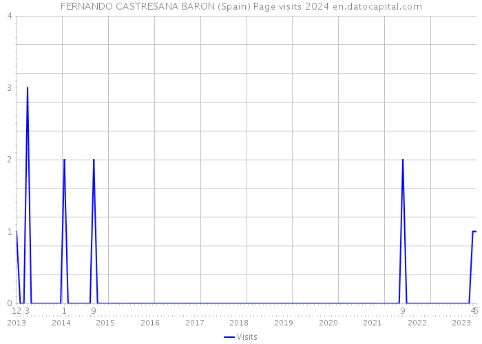 FERNANDO CASTRESANA BARON (Spain) Page visits 2024 