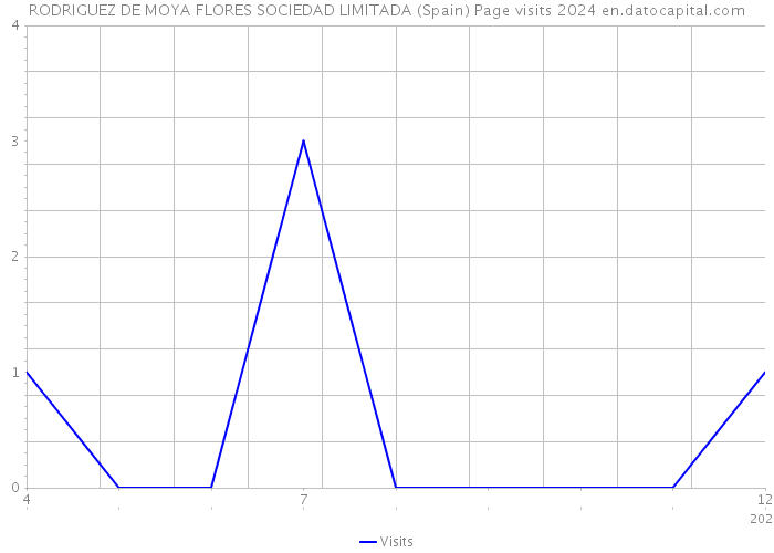 RODRIGUEZ DE MOYA FLORES SOCIEDAD LIMITADA (Spain) Page visits 2024 