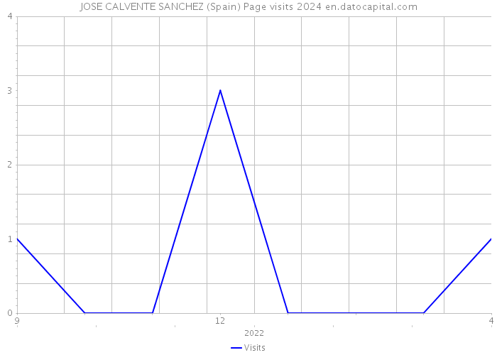 JOSE CALVENTE SANCHEZ (Spain) Page visits 2024 