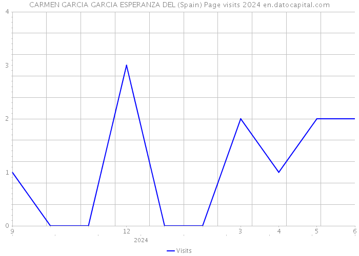 CARMEN GARCIA GARCIA ESPERANZA DEL (Spain) Page visits 2024 