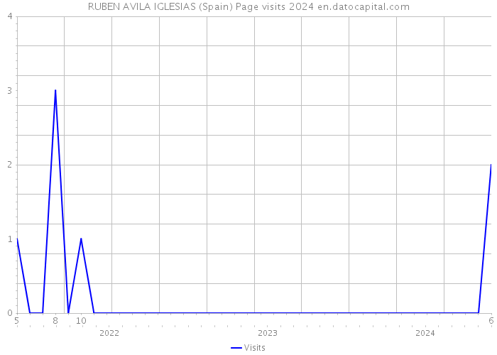 RUBEN AVILA IGLESIAS (Spain) Page visits 2024 