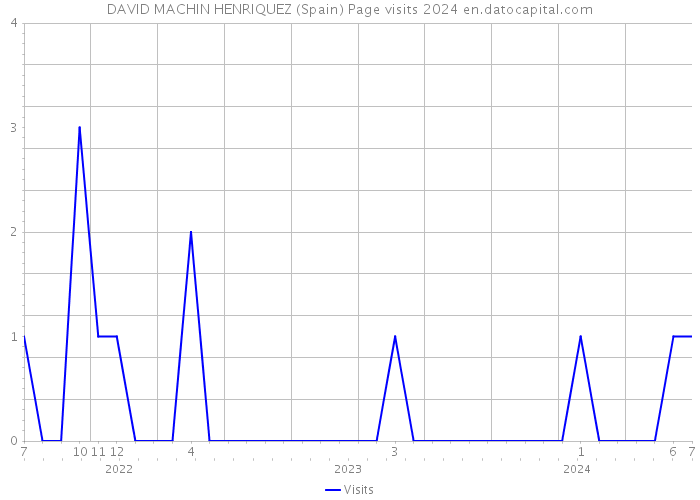 DAVID MACHIN HENRIQUEZ (Spain) Page visits 2024 