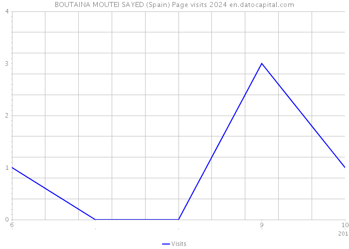 BOUTAINA MOUTEI SAYED (Spain) Page visits 2024 
