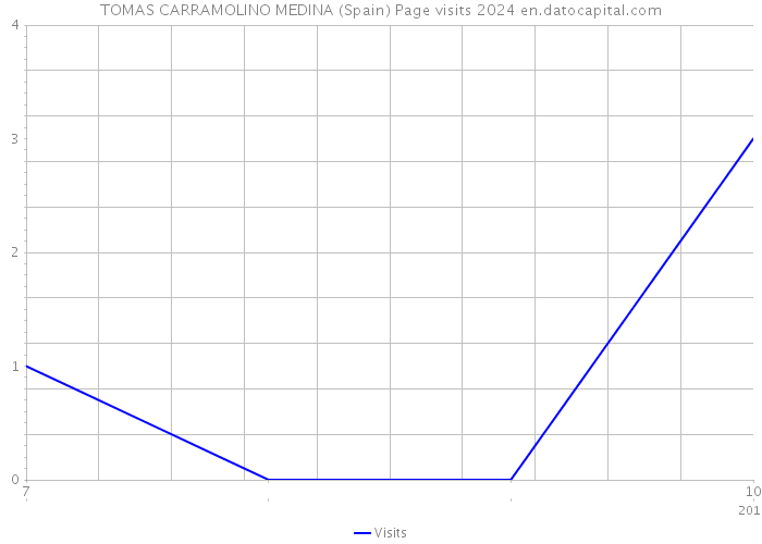 TOMAS CARRAMOLINO MEDINA (Spain) Page visits 2024 