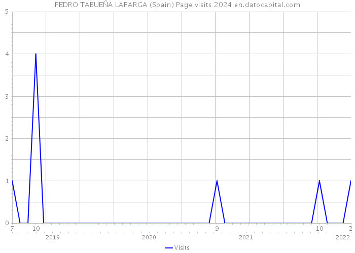 PEDRO TABUEÑA LAFARGA (Spain) Page visits 2024 