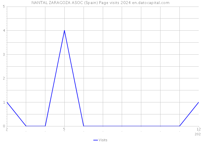 NANTAL ZARAGOZA ASOC (Spain) Page visits 2024 