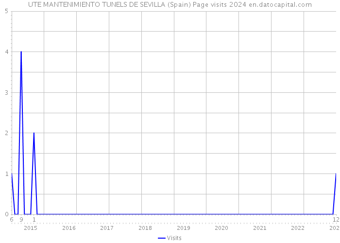 UTE MANTENIMIENTO TUNELS DE SEVILLA (Spain) Page visits 2024 