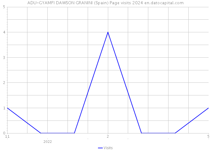 ADU-GYAMFI DAWSON GRANINI (Spain) Page visits 2024 