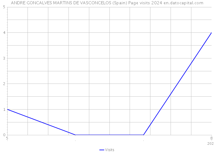ANDRE GONCALVES MARTINS DE VASCONCELOS (Spain) Page visits 2024 