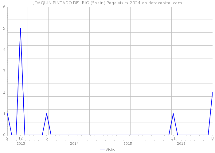 JOAQUIN PINTADO DEL RIO (Spain) Page visits 2024 