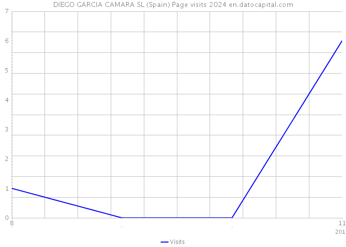 DIEGO GARCIA CAMARA SL (Spain) Page visits 2024 