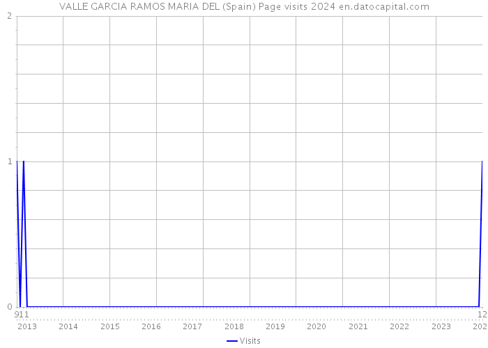 VALLE GARCIA RAMOS MARIA DEL (Spain) Page visits 2024 