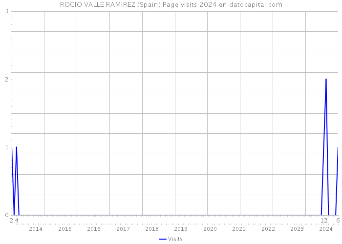 ROCIO VALLE RAMIREZ (Spain) Page visits 2024 