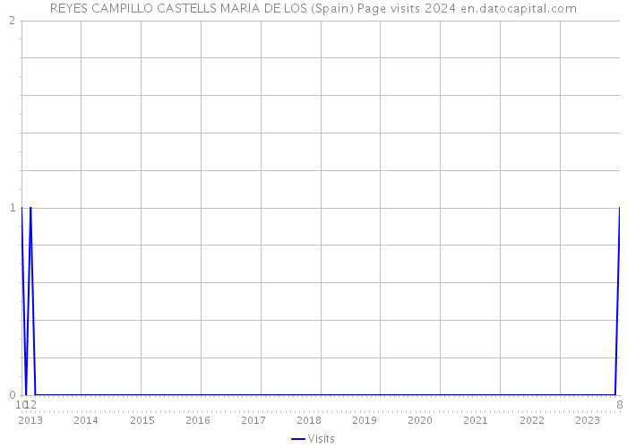 REYES CAMPILLO CASTELLS MARIA DE LOS (Spain) Page visits 2024 