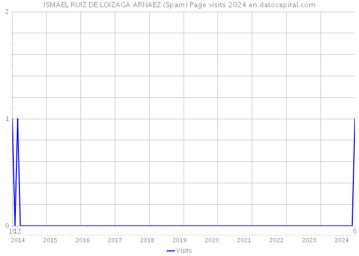 ISMAEL RUIZ DE LOIZAGA ARNAEZ (Spain) Page visits 2024 