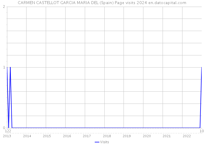CARMEN CASTELLOT GARCIA MARIA DEL (Spain) Page visits 2024 