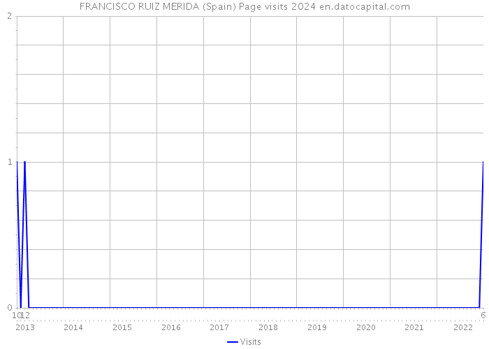 FRANCISCO RUIZ MERIDA (Spain) Page visits 2024 