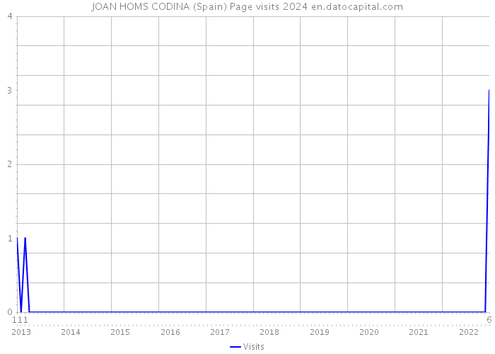 JOAN HOMS CODINA (Spain) Page visits 2024 