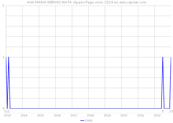 ANA MARIA MERINO MATA (Spain) Page visits 2024 