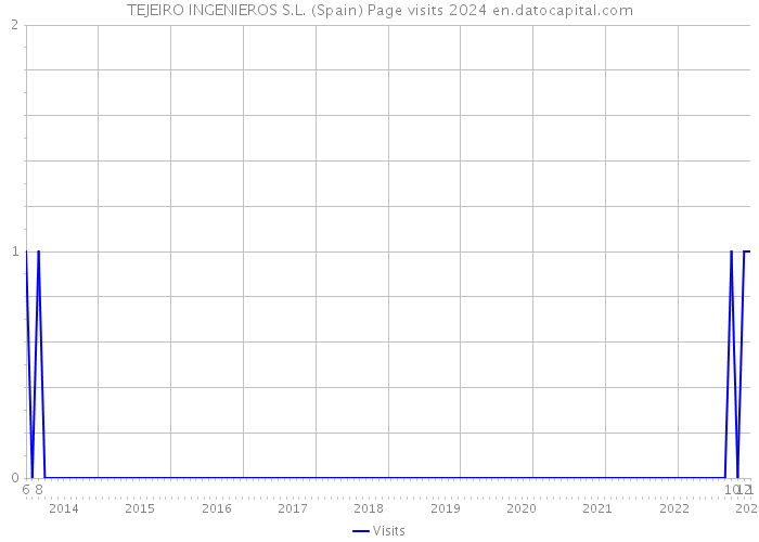 TEJEIRO INGENIEROS S.L. (Spain) Page visits 2024 