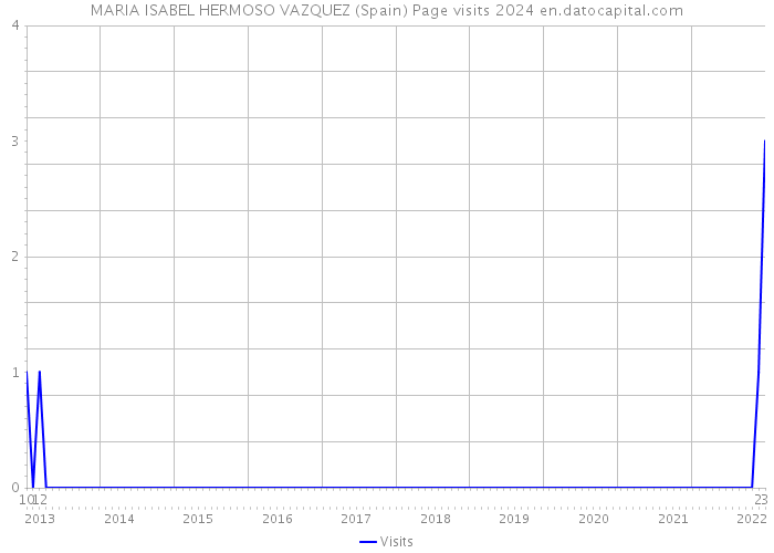 MARIA ISABEL HERMOSO VAZQUEZ (Spain) Page visits 2024 