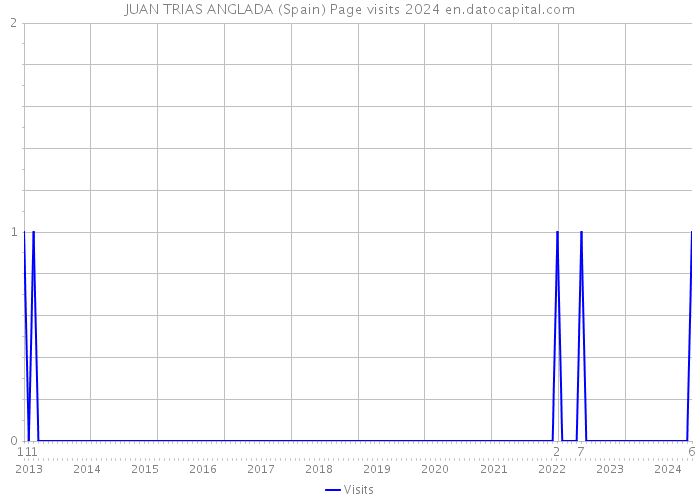JUAN TRIAS ANGLADA (Spain) Page visits 2024 