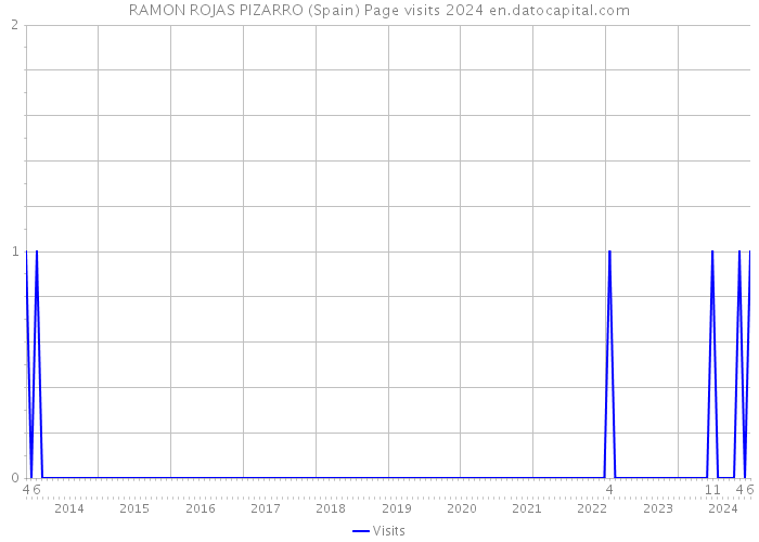 RAMON ROJAS PIZARRO (Spain) Page visits 2024 