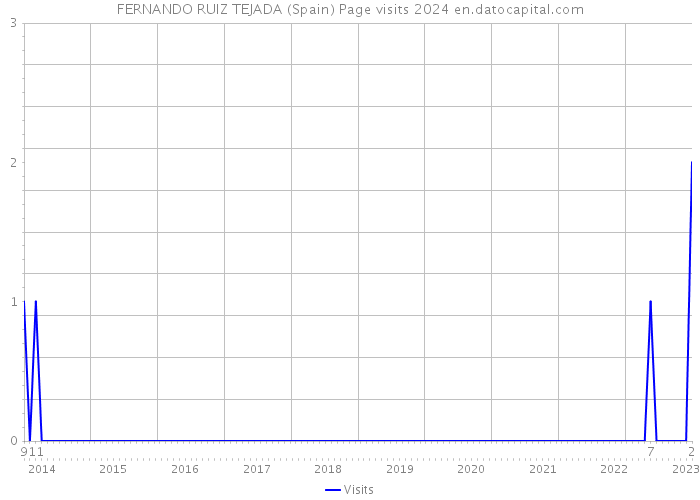 FERNANDO RUIZ TEJADA (Spain) Page visits 2024 