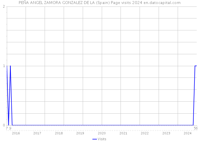PEÑA ANGEL ZAMORA GONZALEZ DE LA (Spain) Page visits 2024 