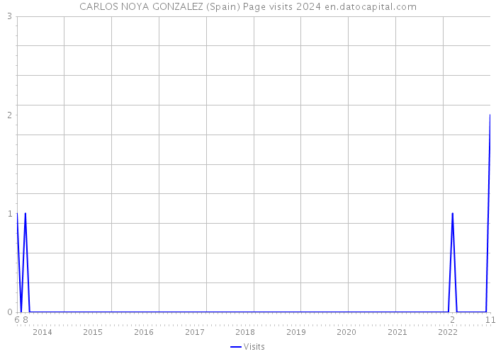 CARLOS NOYA GONZALEZ (Spain) Page visits 2024 