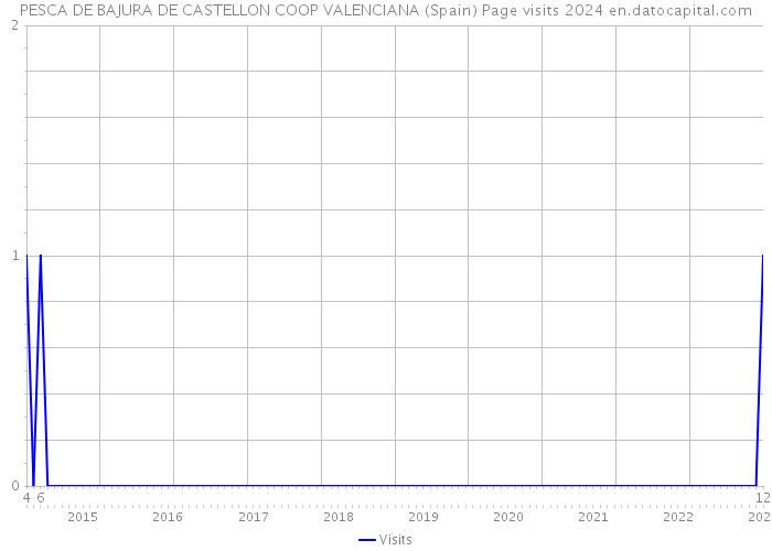 PESCA DE BAJURA DE CASTELLON COOP VALENCIANA (Spain) Page visits 2024 