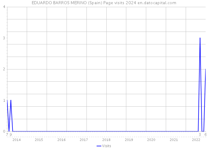 EDUARDO BARROS MERINO (Spain) Page visits 2024 