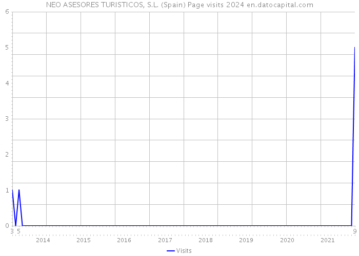 NEO ASESORES TURISTICOS, S.L. (Spain) Page visits 2024 