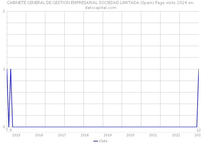 GABINETE GENERAL DE GESTION EMPRESARIAL SOCIEDAD LIMITADA (Spain) Page visits 2024 