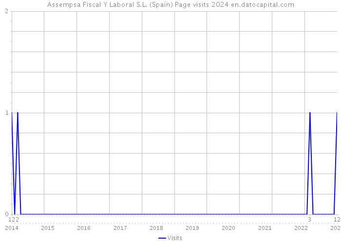 Assempsa Fiscal Y Laboral S.L. (Spain) Page visits 2024 