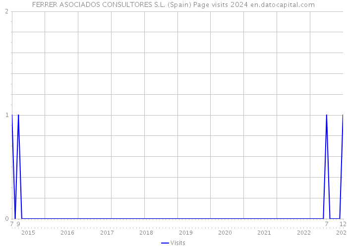 FERRER ASOCIADOS CONSULTORES S.L. (Spain) Page visits 2024 
