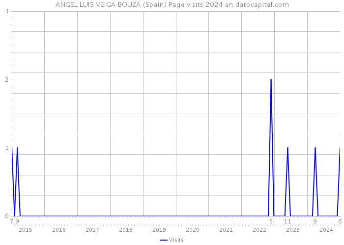 ANGEL LUIS VEIGA BOUZA (Spain) Page visits 2024 