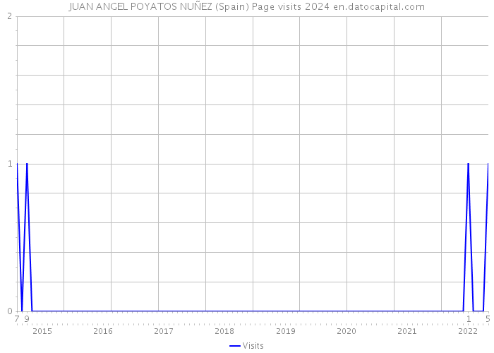 JUAN ANGEL POYATOS NUÑEZ (Spain) Page visits 2024 