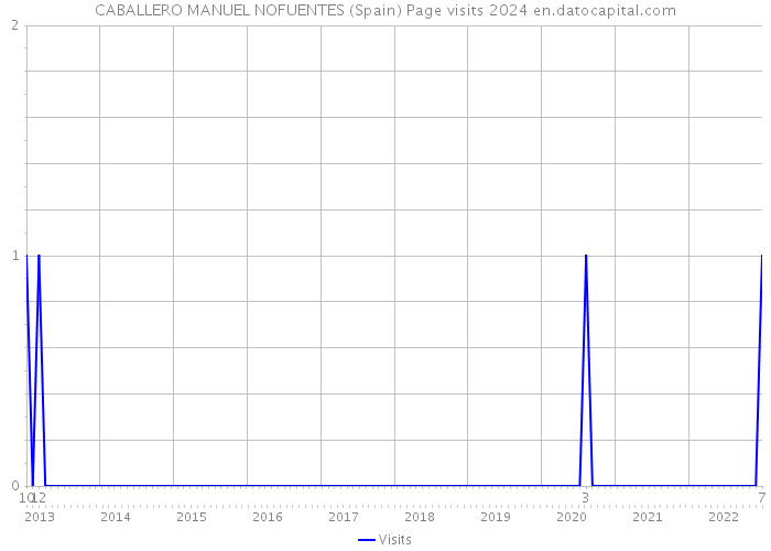 CABALLERO MANUEL NOFUENTES (Spain) Page visits 2024 